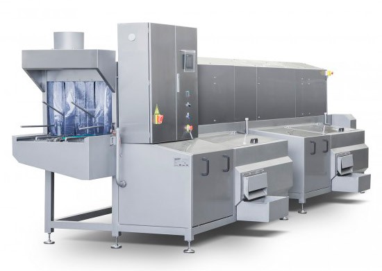 Túnel para el lavado de cajas TL-1200 para 1200 cajas/hora Roser Group